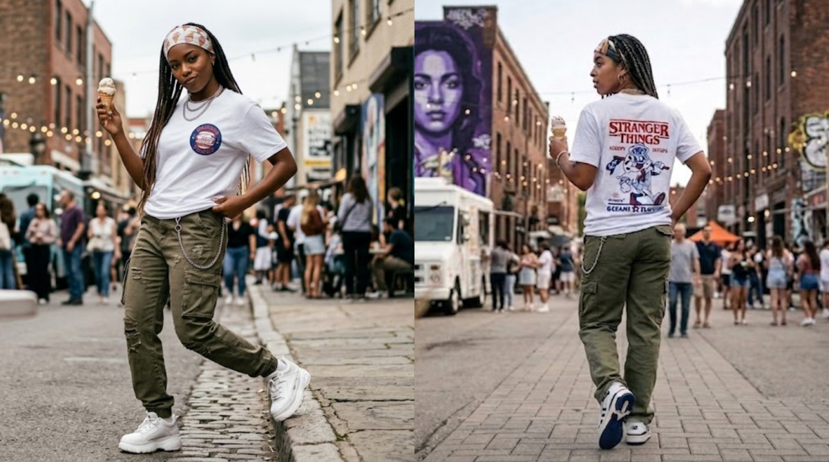 Stranger Things Scoops Ahoy Two-Sided Tee 4 Stranger Things Scoops Ahoy Two-Sided Tee