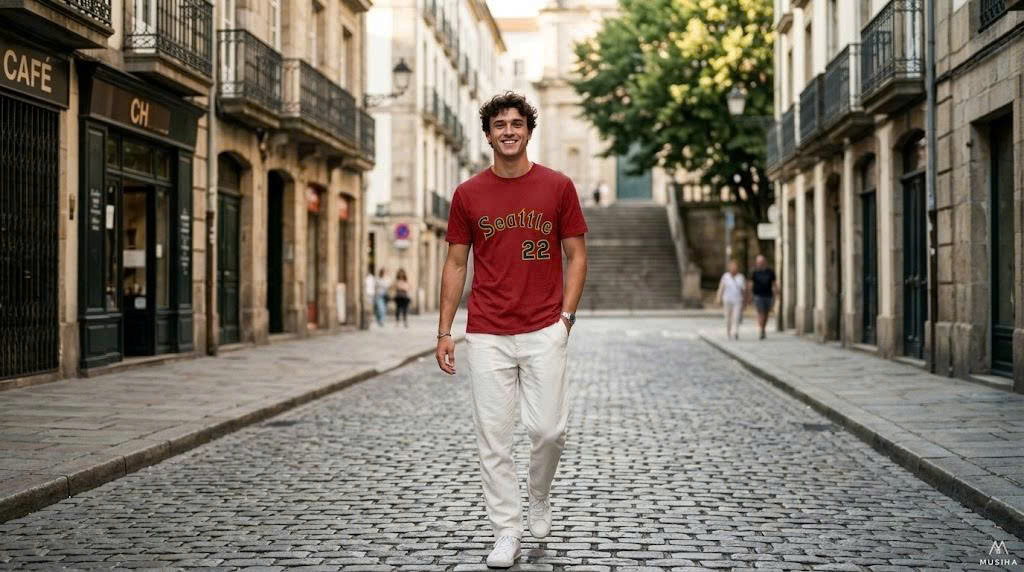 Jay-Z Seattle 22 Varsity Sporty Tee 4 Jay-Z Seattle 22 Varsity Sporty Tee