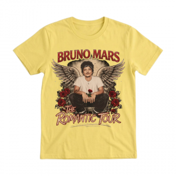 Bruno Mars Romantic Tour Angel Wings Tee