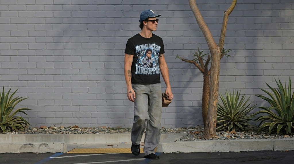 Michael Jackson King of Pop Diamond Sparkle Tee