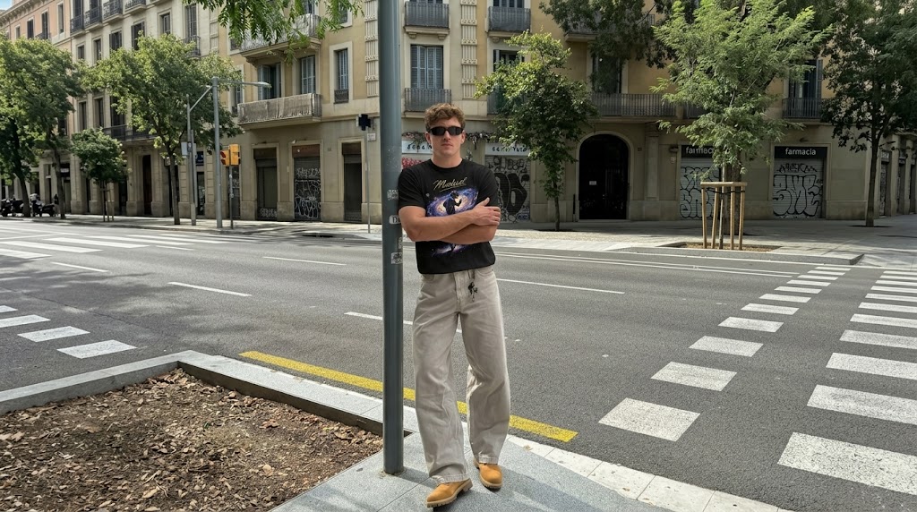 Michael Jackson Galaxy Moonwalk Graphic Tee