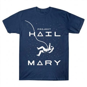 Project Hail Mary Minimalist Astronaut Space Tee