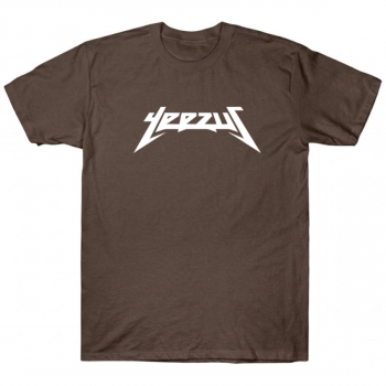 Kanye West Yeezus Logo Metal Typography Tee