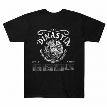 Peso Pluma Dinastia Tour Crest Dateback Tee