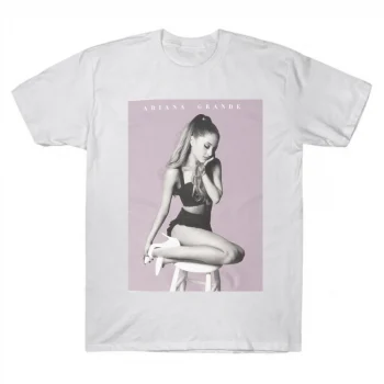Ariana Grande Purple Portrait Aesthetic Tee