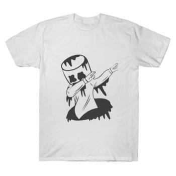 Marshmello Melting Dab Graphic T-Shirt