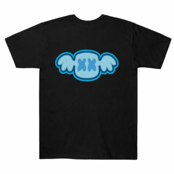 Marshmello Blue Bubble Winged Graphic Tee