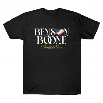Benson Boone Wanted Man USA Heart Graphic Tee