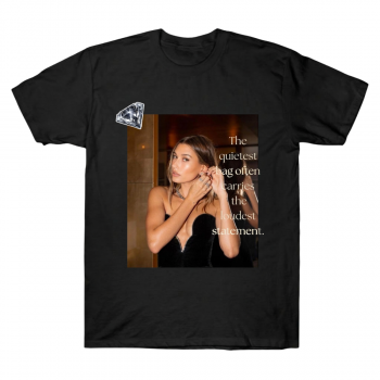 Hailey Bieber Loudest Statement Graphic Tee