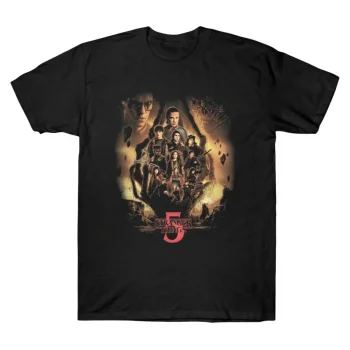Stranger Things Season 5 Group Poster Tee