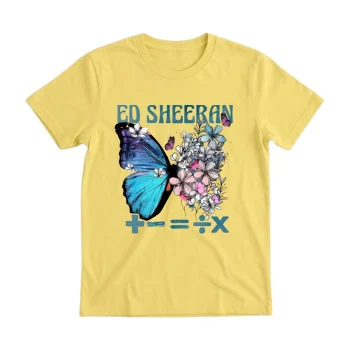 Ed Sheeran Butterfly Mathematics Graphic Tee
