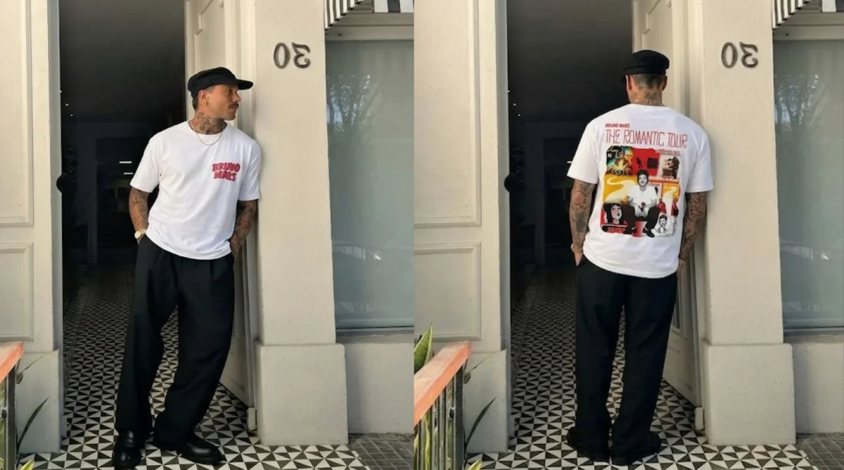 Bruno Mars The Romantic Discography Tee