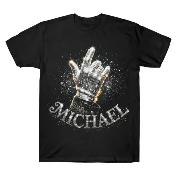 Michael Jackson Sparkle Glove Diamond Tee