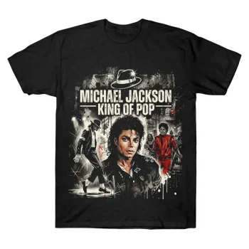 Michael Jackson King of Pop Vintage Graphic Tee