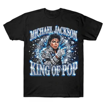 Michael Jackson King of Pop Diamond Sparkle Tee