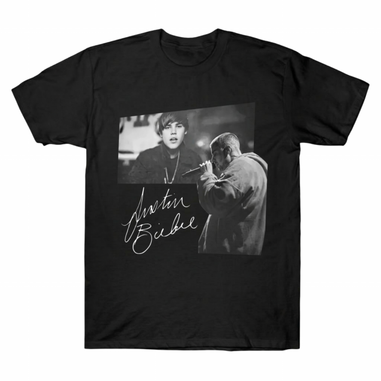 Justin Bieber Singing Baby Vintage Concert Tee