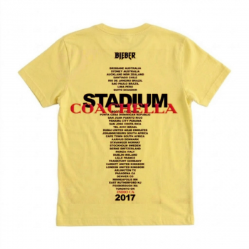 Justin Bieber Coachella Stadium Purpose Era Tee