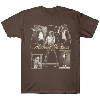 Michael Jackson Vintage Gold Collage Tee