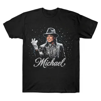 Michael Jackson Sparkle Portrait Graphic Tee
