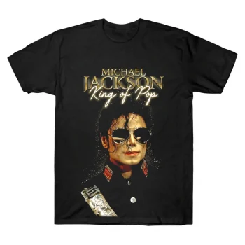 Michael Jackson King of Pop Gold Graphic Tee