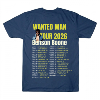 Benson Boone Wanted Man World Tour Tee