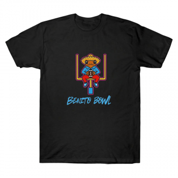 Bad Bunny Benito Bowl Frog Mascot Graphic Tee