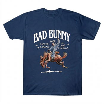 Bad Bunny Nadie Sabe Cowboy Horse Tee