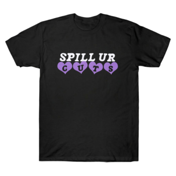 Olivia Rodrigo Spill Ur Guts Purple Hearts Tee