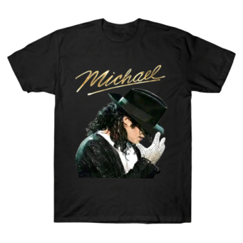 Michael Jackson Signature Fedora Graphic Shirt