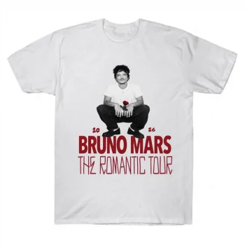 Bruno Mars The Romantic Tour Two-Sided Tee