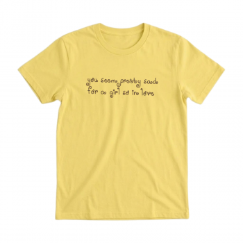 Olivia Rodrigo You Seem Pretty Sad Typo Tee