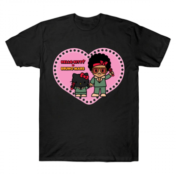 Bruno Mars Hello Kitty Las Vegas Heart Tee