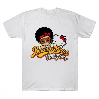 Bruno Mars Hello Kitty Retro Funk Graphic Tee