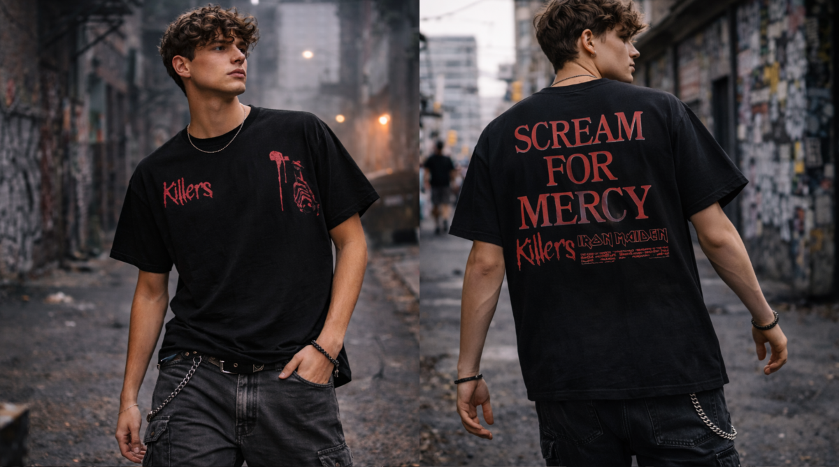 Iron Maiden Scream For Mercy Iconic Star T-shirt 4 Iron Maiden Scream For Mercy Iconic Star T-shirt