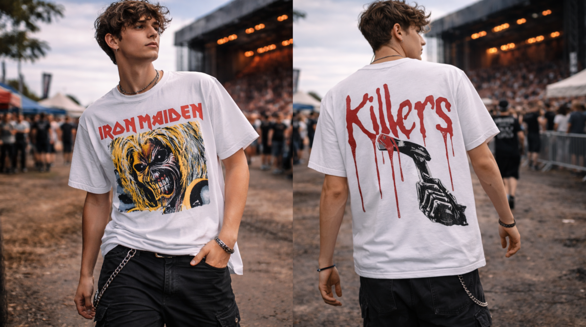 Iron Maiden Killers Iconic Star T-shirt