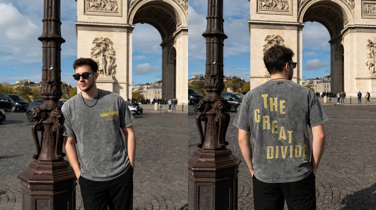 Noah Kahan The Great Divide Acid Wash Star Tee