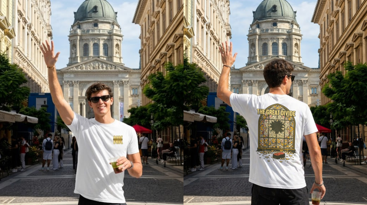 Noah Kahan The Great Divide Stained Glass Tee