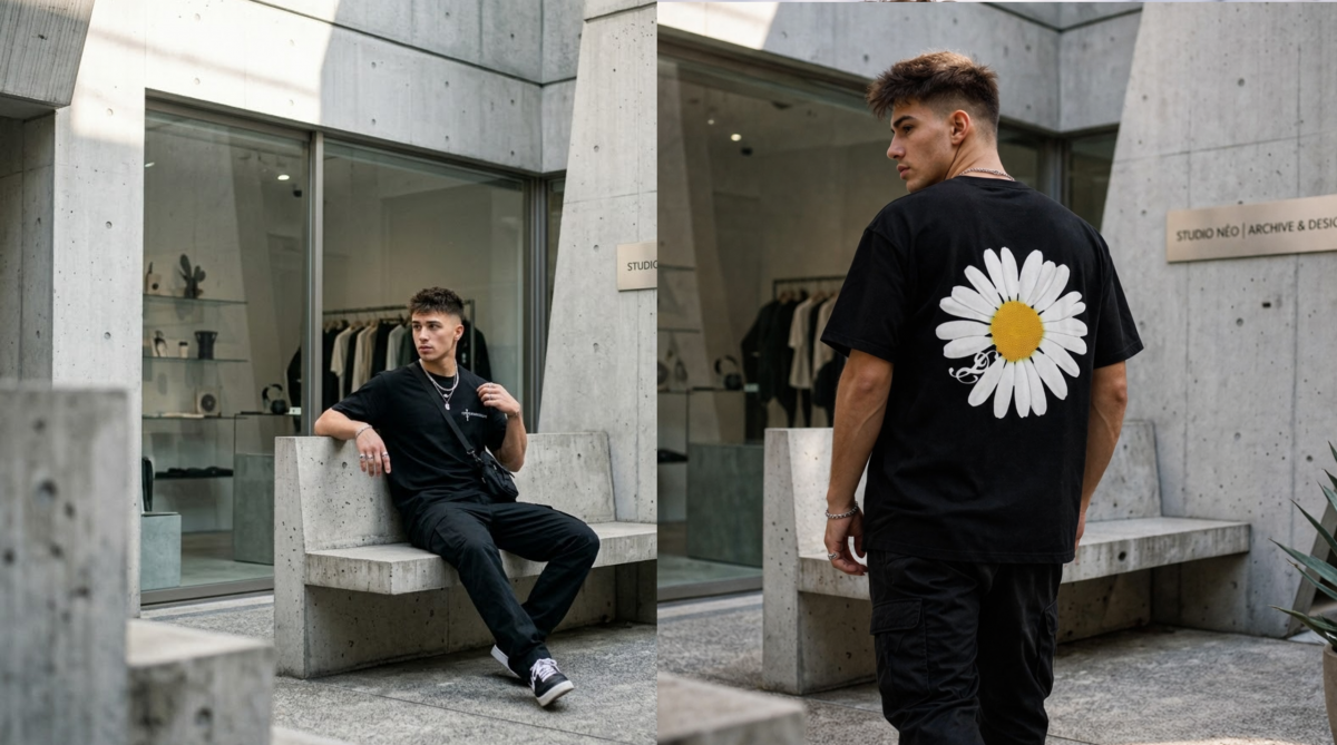 G-Dragon Peace Daisy Iconic Star T-shirt 4 G-Dragon Peace Daisy Iconic Star T-shirt