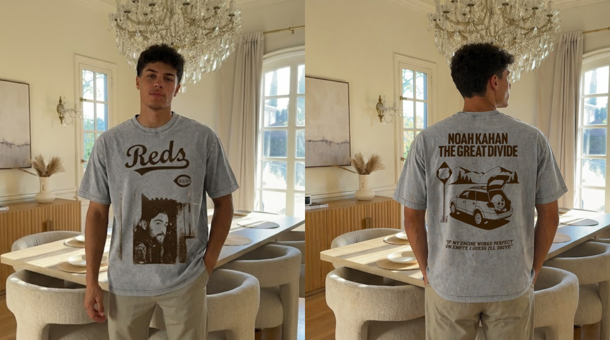 Noah Kahan The Great Divide Reds Retro Tee