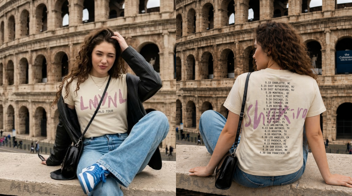 Shakira LMNL World Tour Minimalist Star Tee