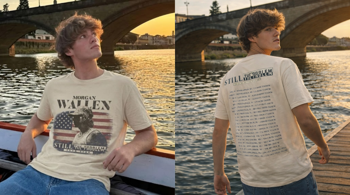 Morgan Wallen Vintage Flag Tour T-shirt