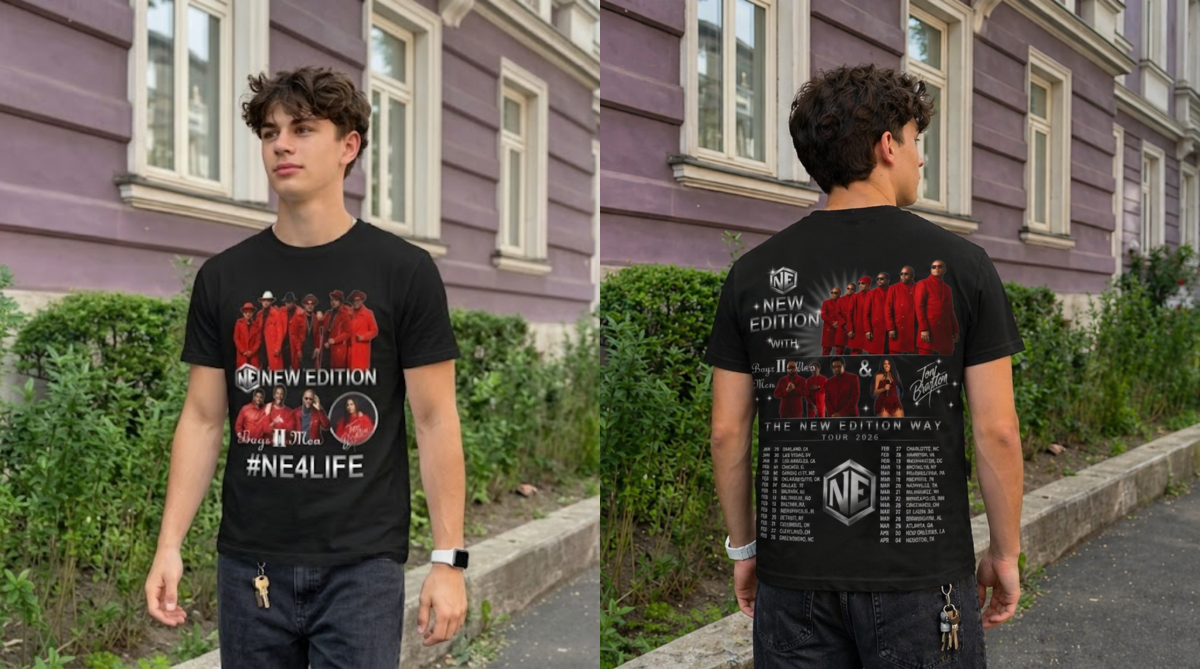 New Edition Tour 2026 Graphic Repeat Tee