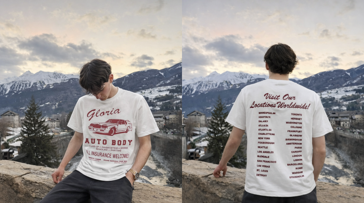 Kendrick Lamar Gloria Auto Body Tour Tee