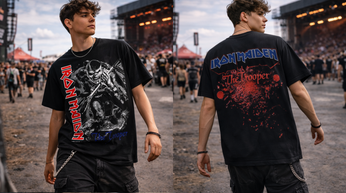 Iron Maiden The Trooper Double-Sided T-shirt