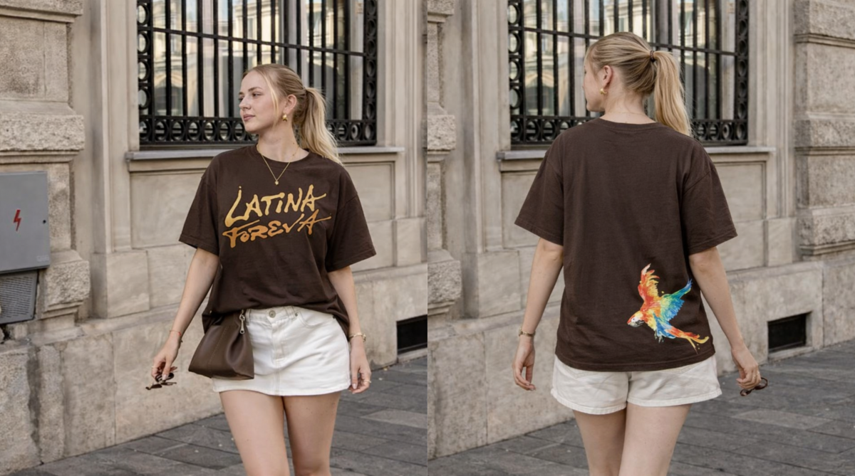 Karol G Latina Foreva Brown Star T-shirt