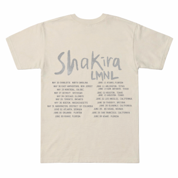 Shakira LMNL World Tour Iconic Star Tee