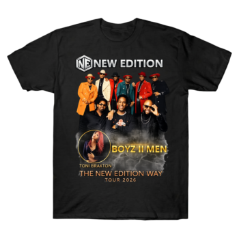 New Edition Tour 2026 Iconic Era Piece Tee