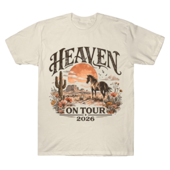 Zach Bryan Heaven On Tour 2026 Western Tee