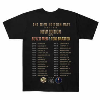 New Edition Tour 2026 Iconic Era Piece Tee