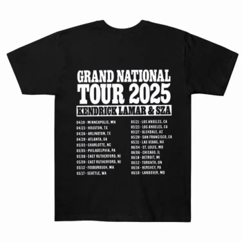 Kendrick Lamar GNX Grand National Tour 2025 Tee